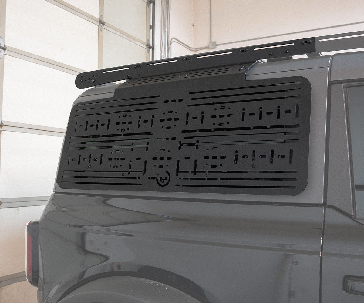 Ford Bronco Window Accessory Panel Fab | CBI Offroad Fab