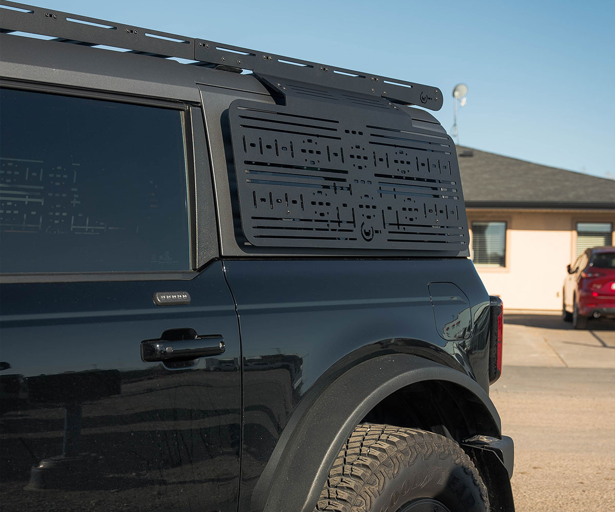 Broncoページ Ford Bronco Window Accessory Panel Fab | CBI Offroad Fab