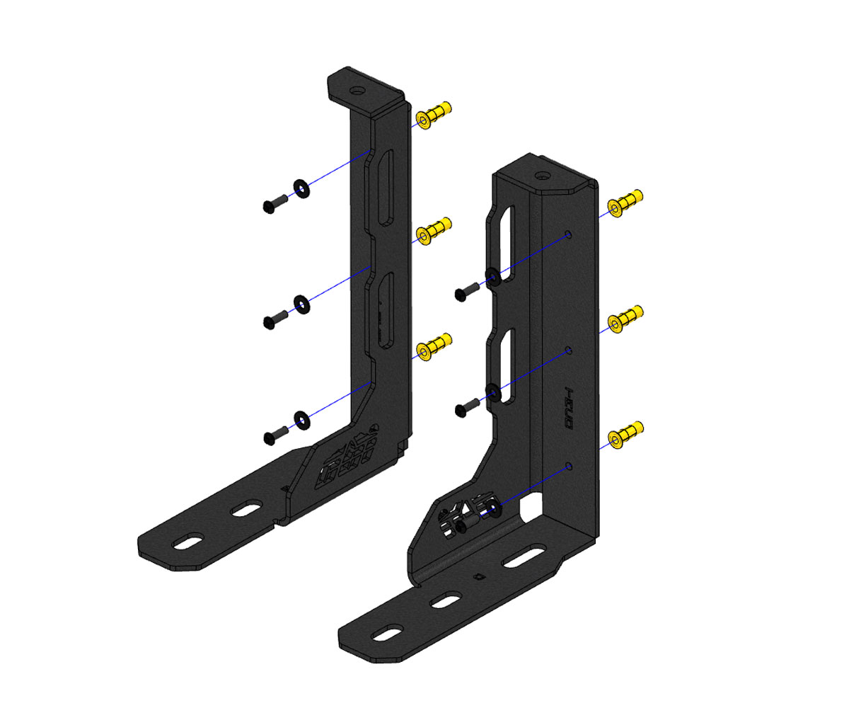 Toyota Tacoma Bed Stiffener Brackets | 2005-2023 - Image 4