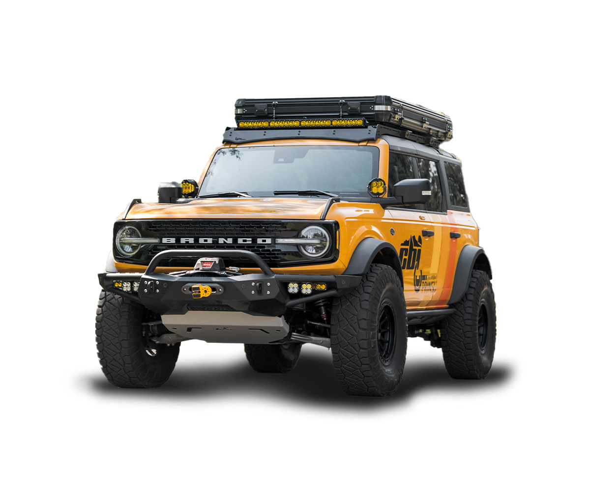 CBI Offroad Ford Bronco Baja Hybrid Front Bumper | 2022