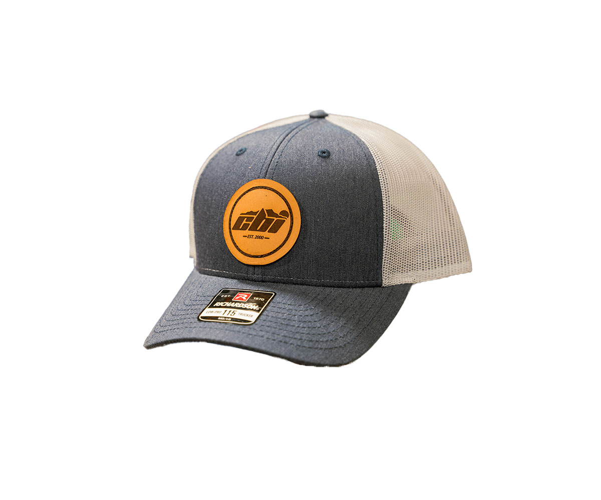 CBI Offroad CBI Round Leather Patch Hat | Navy Heather