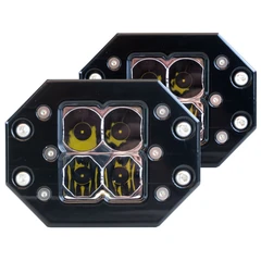 CBI Offroad Heretic 6 Series Quattro Light : Flush Mount Pair Pack