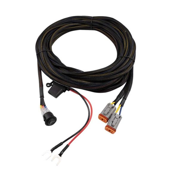 Light Duty Dual Output 4-Pin Wiring Harness