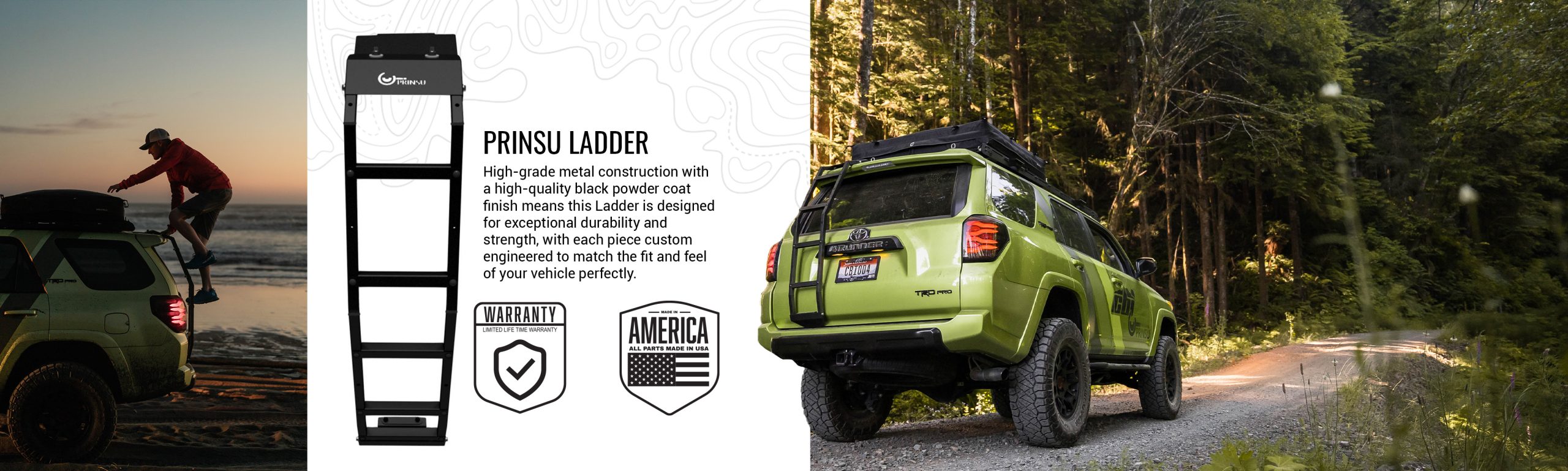 Prinsu GX550 Ladder for Easy Access | CBI Offroad Fab