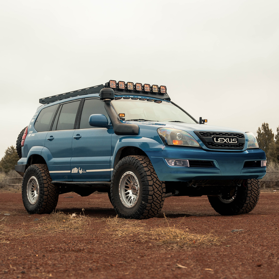 Lexus GX470 Prinsu Pro Roof Rack - Image 3