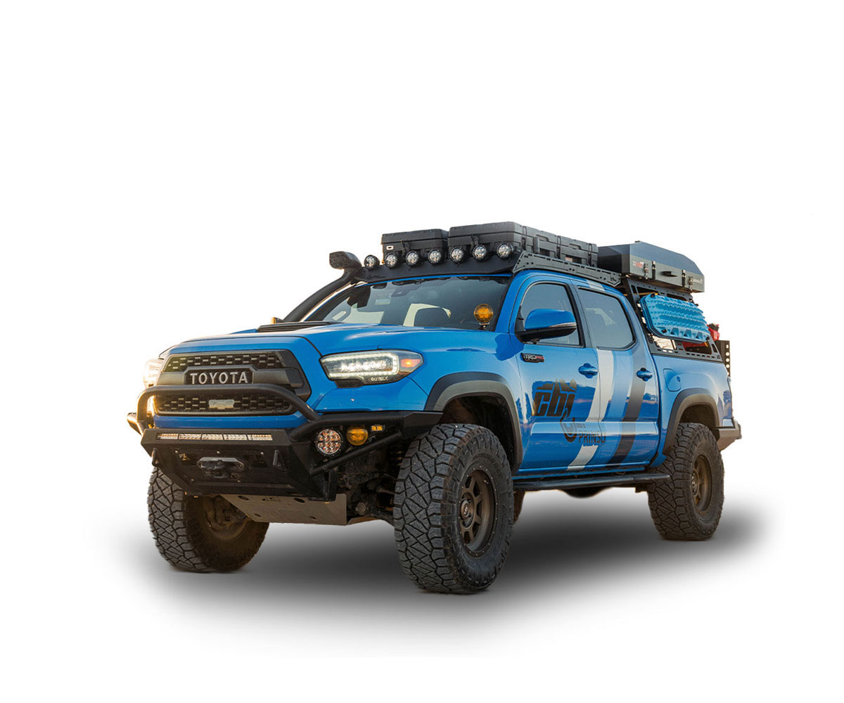 Prinsu Pro Toyota Tacoma Desert Air Intake Cab Rack | 2005-2023 - Image 2