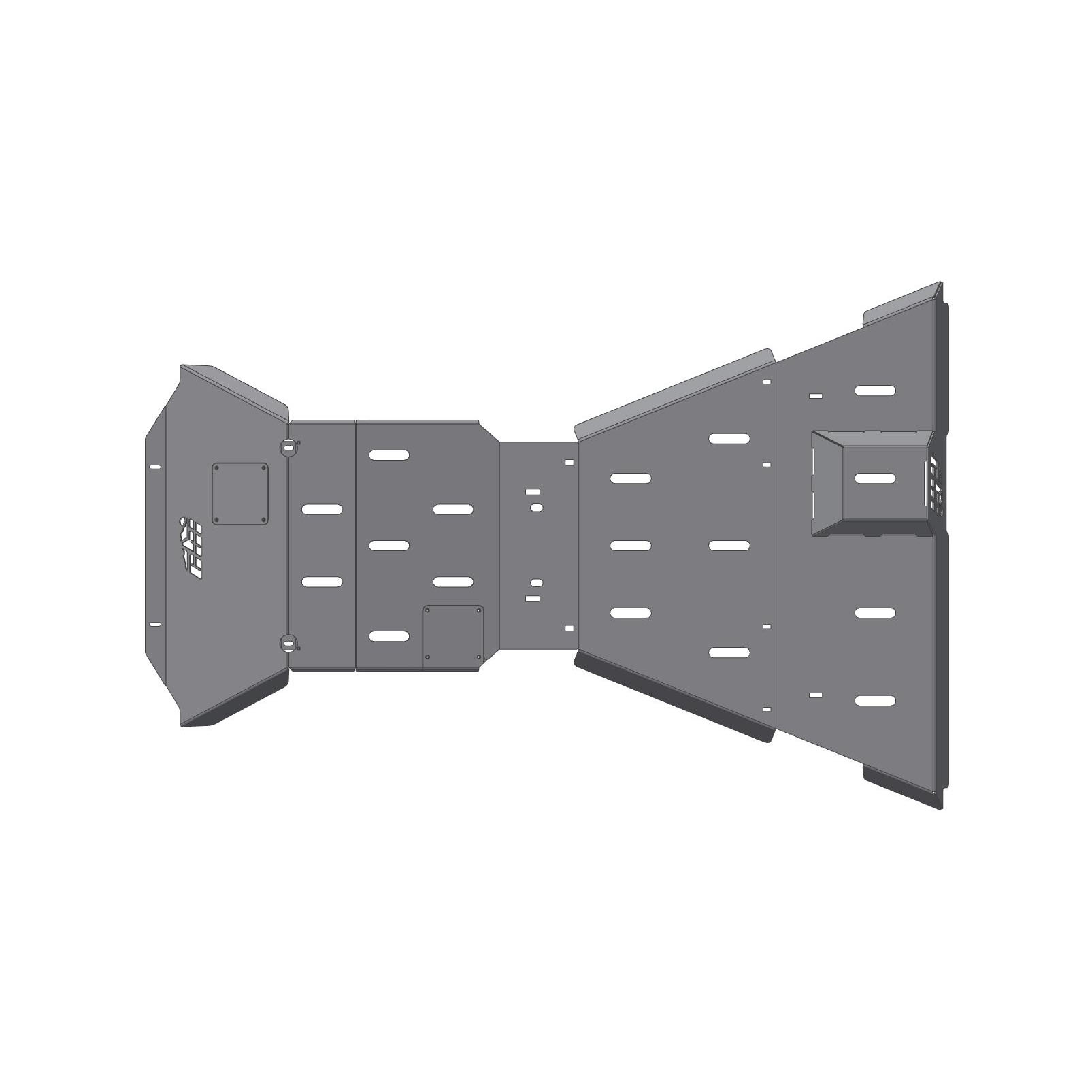 Toyota Tundra Full Overland Skid Plate Set | CBI Offroad Fab
