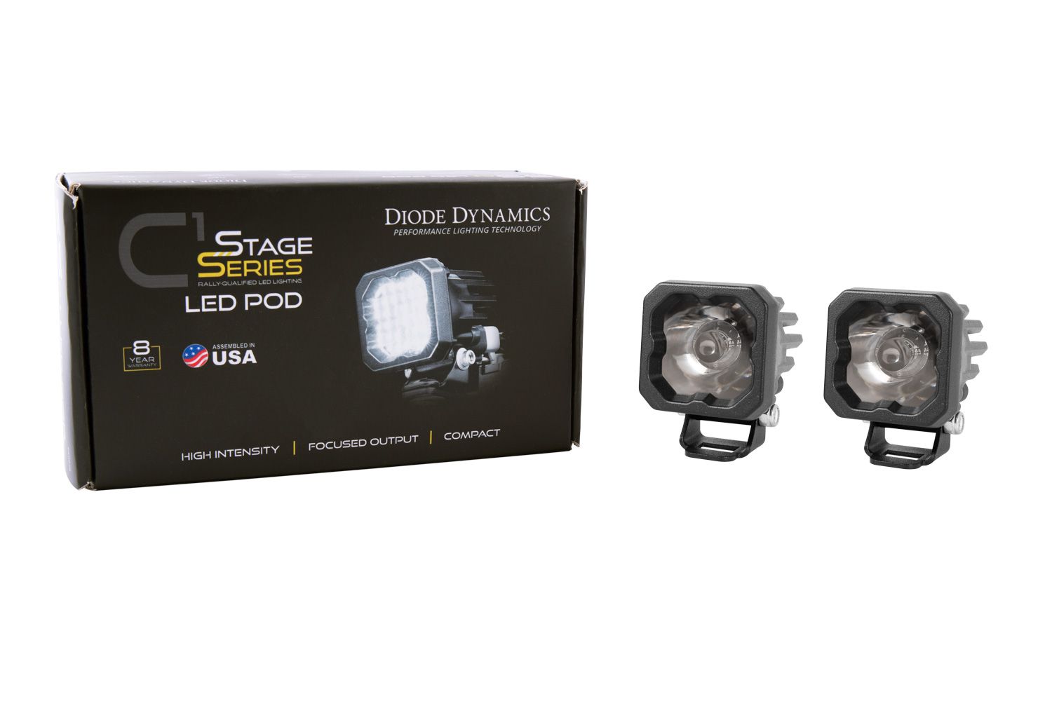 Stage Series C1 White Pro Standard LED Pod - Wide | ABL - Image 2