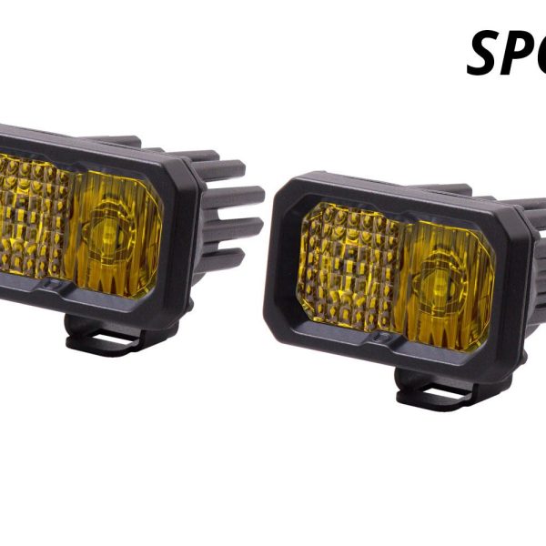 Stage Series 2" SAE Yellow Sport Standard LED Pod - Fog | ABL